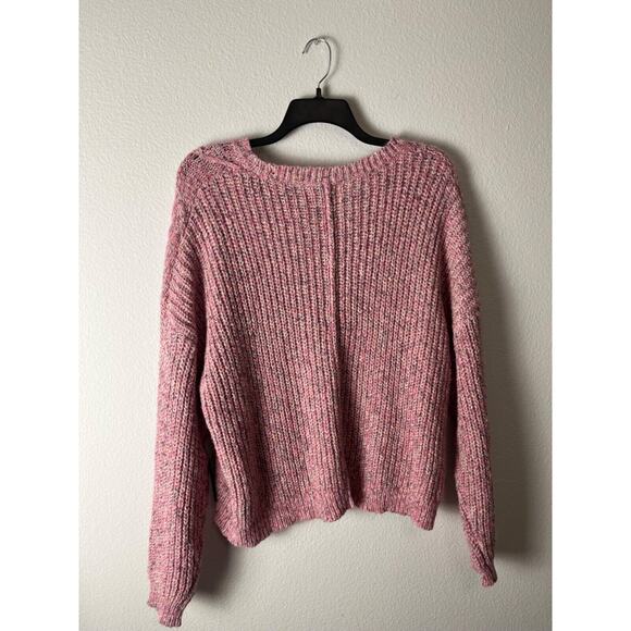 Lucky brand, pink knit pullover sweater, size XXL, nwt - Picture 4 of 8